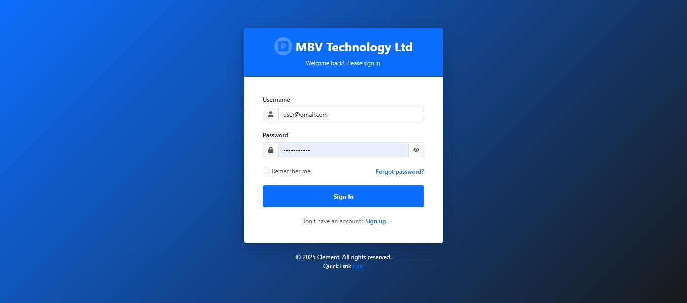 MBV TECHNOLOGY Ltd